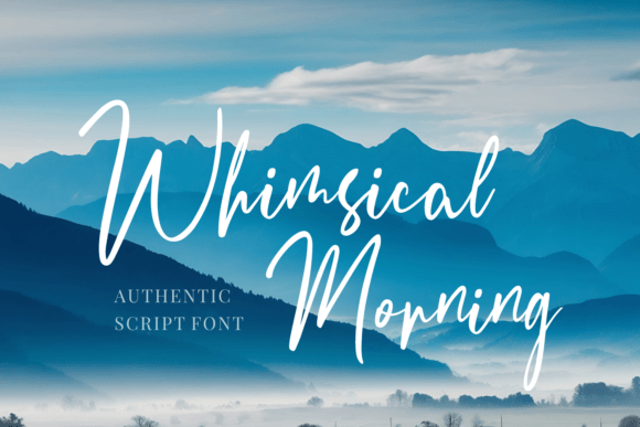 Adding Elegance with Whimsical Morning Font