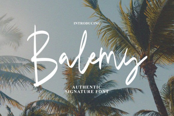 Balemy: The Elegant Font That Gives Your Brand a Handwritten Touch