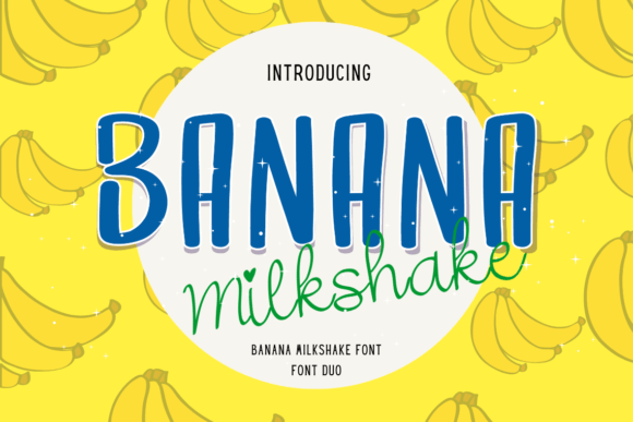 Banana Milkshake: A Font for Summer Stories