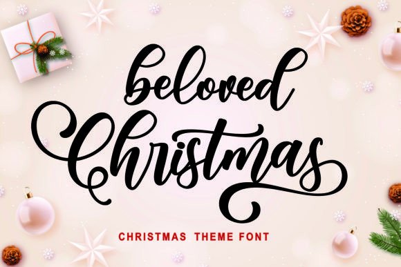 Beloved Christmas: A Designer's Review of a Premium Script Font
