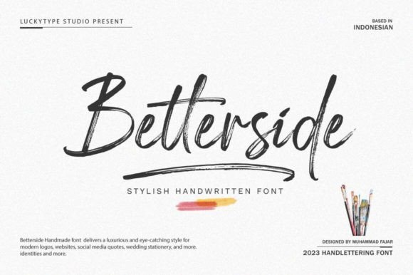 Betterside: A Handwritten Font to Elevate Your Everyday Brand