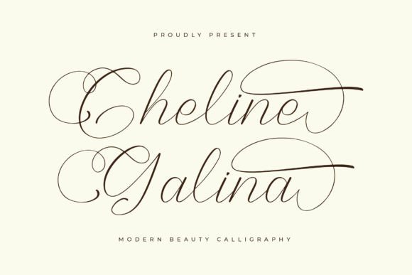 Cheline Galina: A Luxury Script Font Built for Modern Campaigns