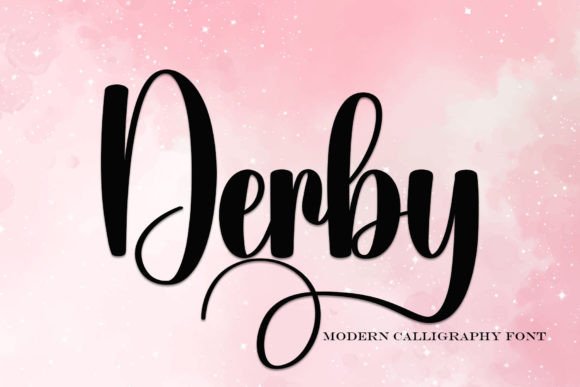 Derby: A Distinctive Script Font for Digital Branding