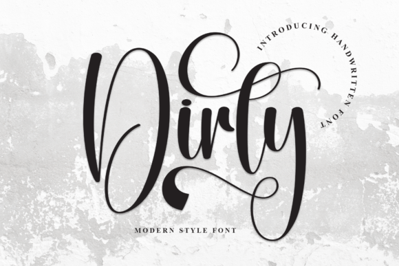 Dirty Font: Elevating Your Web Design with Elegant Script