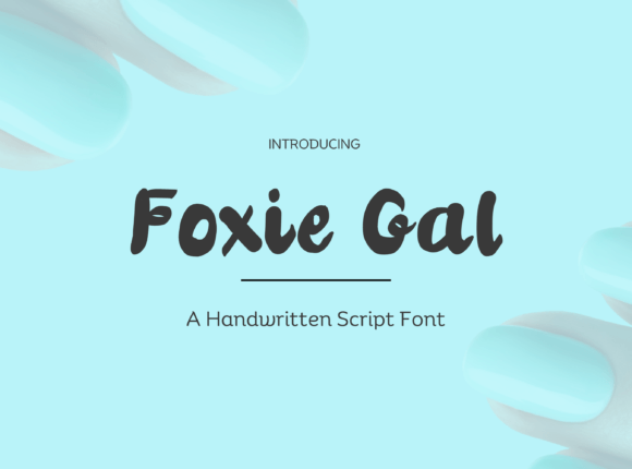 Foxie Gal: A Script Font for Editorial Expression