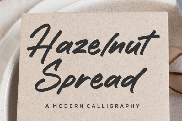 Hazelnut Spread: A Cozy Script Font for Modern Brands