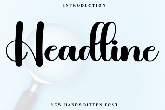Headline: A Digital-Friendly Handwritten Script Font
