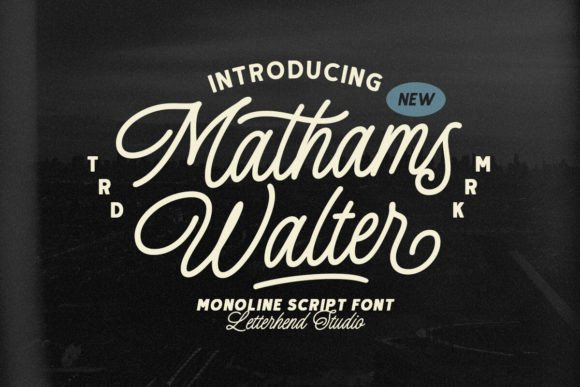 Mathams Walter: A Casual Typeface for Editorial Mood