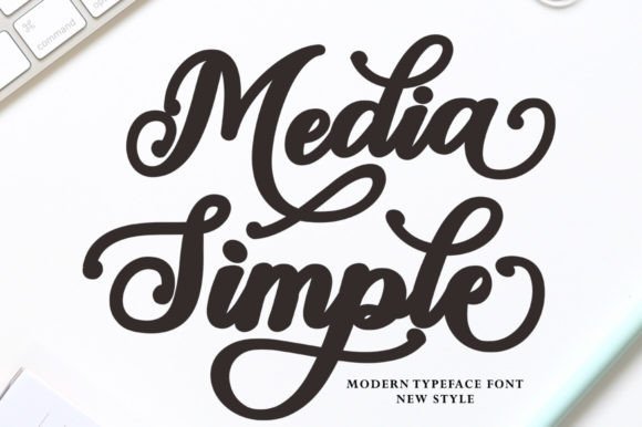Media Sample: A Script Font for Commanding Digital Attention