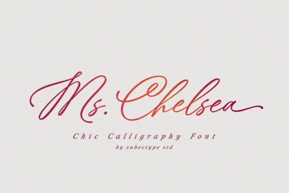 Ms. Chelsea: An Editorial Typeface with a Warm, Chic Touch