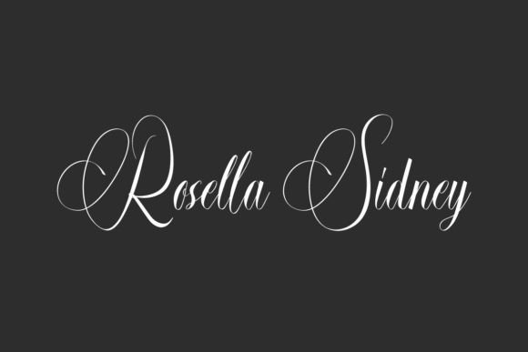 Rosella Sidney: A Charming Script Font for Modern Web Design