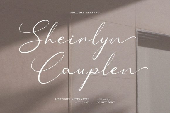 Sheirlyn Cauplen: A Display Font for Elegant Online Branding