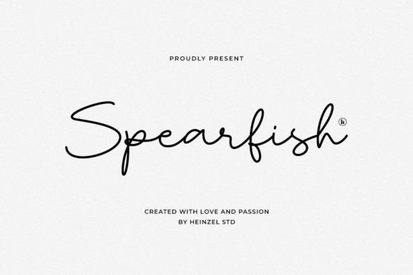 Spearfish: A Modern Script with Authentic Sweep