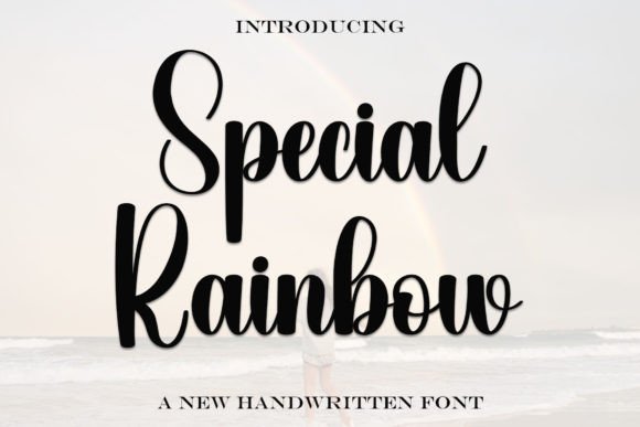 Special Rainbow: A Handwritten Font for Digital Elegance