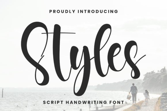 Styles Font: A Handwritten Typeface for Modern Marketing