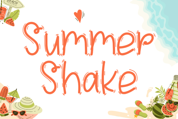 Summer Shake: The Underlined Script Font for Casual Brands