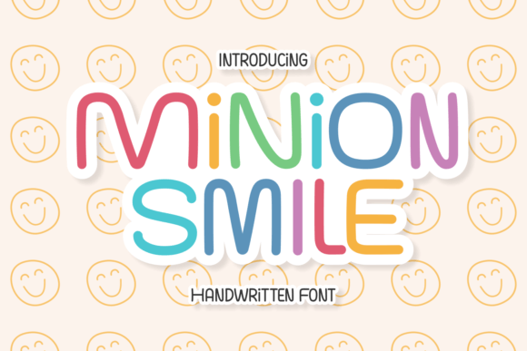 Testing Minion Smile Font for Real Branding Projects