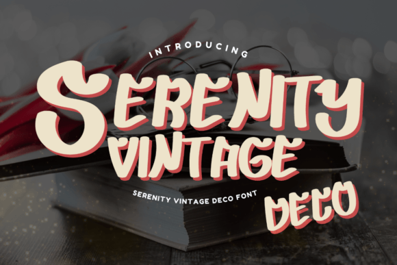 The Serenity Vintage Deco Font for Brand Building