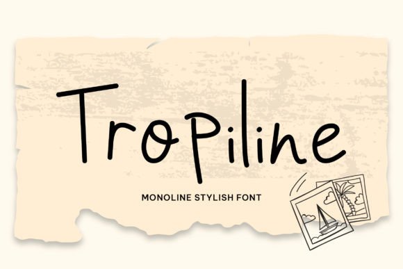 Tropiline Font: A Funky Script for Scroll-Stopping Visuals