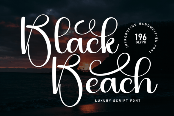 Using Black Beach Font to Build a Stylish Brand Identity